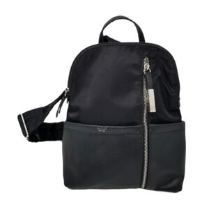 TUTILO New York Black Backpack One Shoulder 5 pocket Size 10X11 Inches FLAW